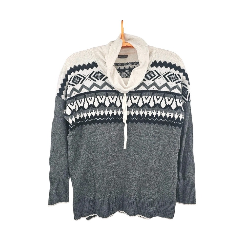 Eddie Bauer Sweater. Women's 2XL Wool Blend Pullover Tunic Nordic Fair Isle